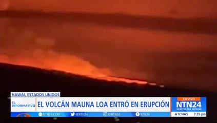 Alerta en Hawái por erupción del volcán Mauna Loa por primera vez en 40 años