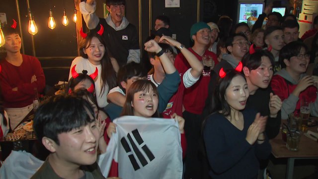 도심 곳곳 울려퍼진 대~한민국 ... 졌지만 잘 싸웠다 / YTN