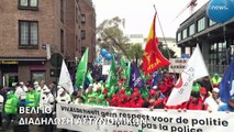 Βέλγιο: Διαδήλωση αστυνομικών στις Βρυξέλλες