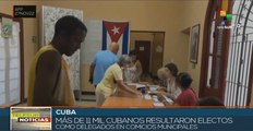 teleSUR Noticias 15:30 28-11: Más de 11 mil cubanos resultaron electos para asambleas municipales