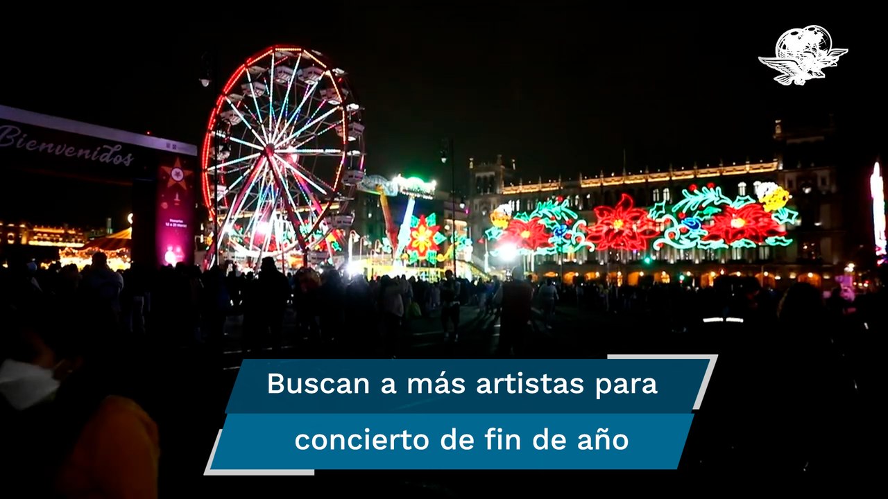 Sí habrá Verbena Navideña en el Zócalo, confirma Sheinbaum