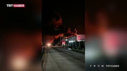 Adana'da kimya fabrikasında yangın