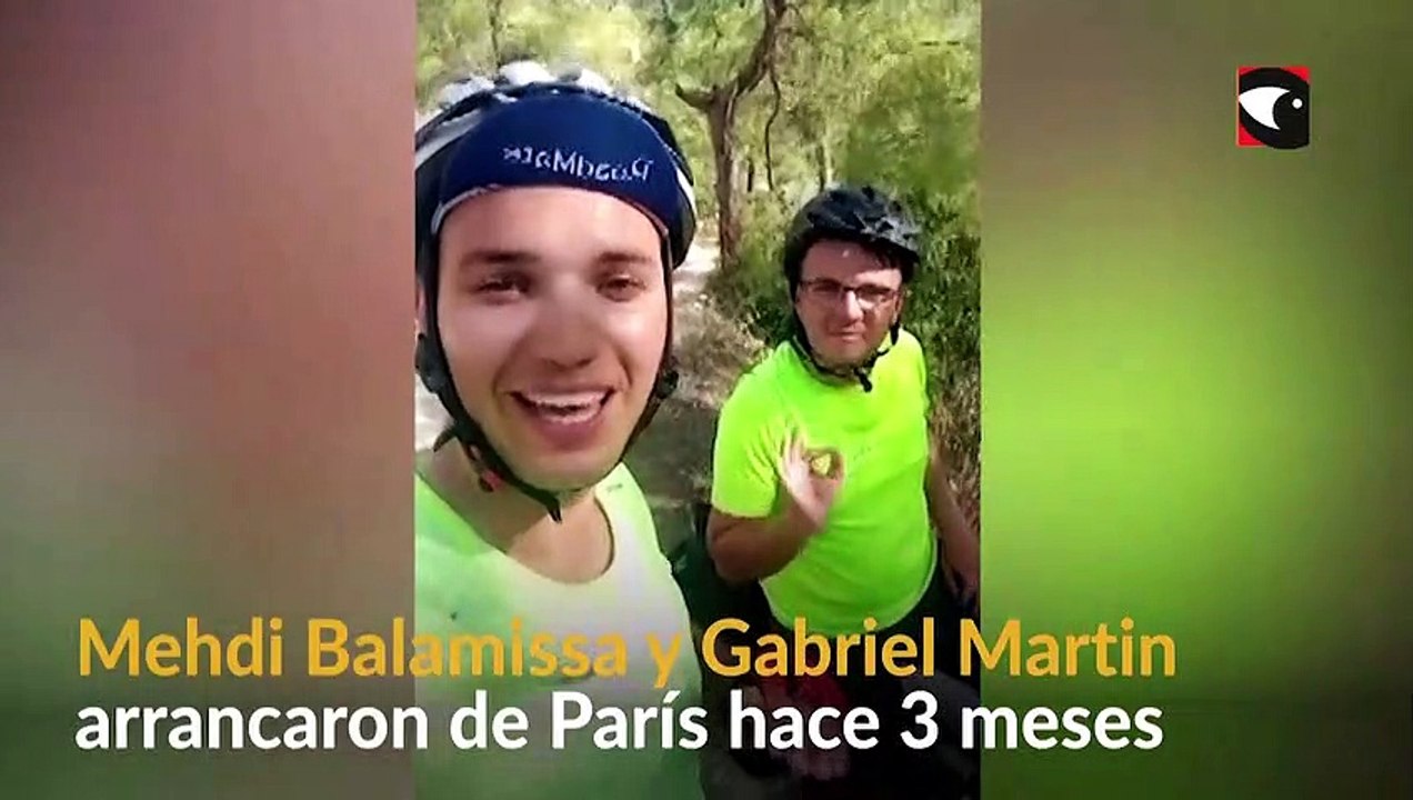 (Reuters) Conocé a los franceses que fueron al Mundial en bicicleta