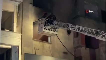 Şehrin göbeğinde korkutan yangın