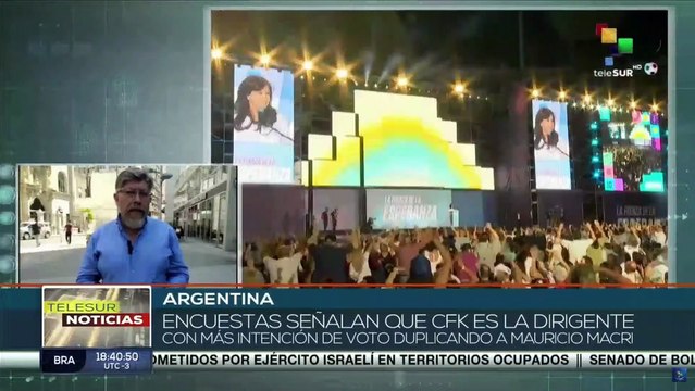 Argentina: Encuestas señalan a la vicepresidenta CFK como la dirigente con mayor intención de voto