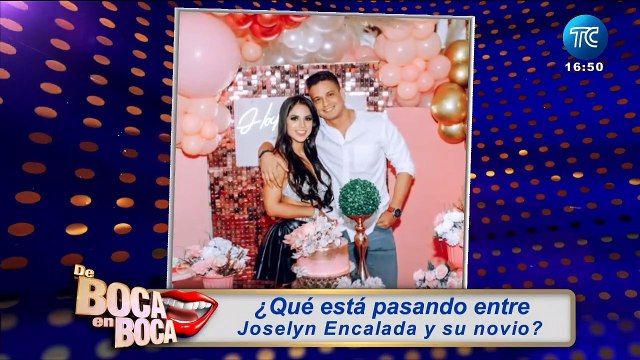 Joselyn Encalada tuvó fuerte discusión con su novio en las afueras de su negocio