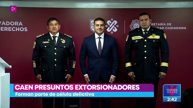 Caen nueve presuntos extorsionadores en la CDMX