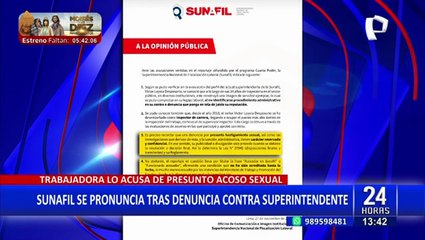 Sunafil sobre presunto acoso dentro de la institución: “Aguardamos las investigaciones”