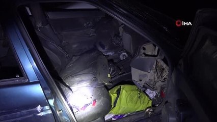 Otobanda feci kaza: 1 ölü, 3 yaralı