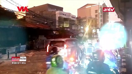JAKARTA DIKEPUNG BANJIR SAAT HUJAN DERAS KEMARIN SORE