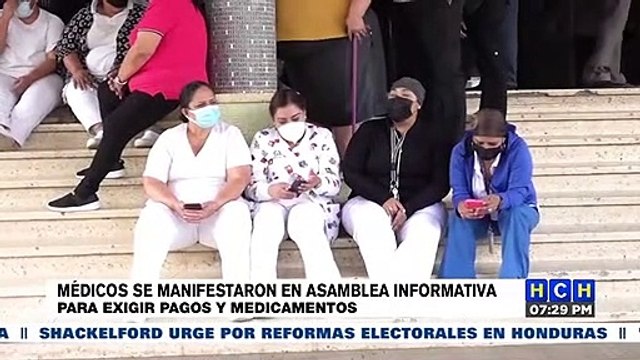 ¡Insumos y Medicamentos! Con diversas exigencias, médicos se movilizan en la capital