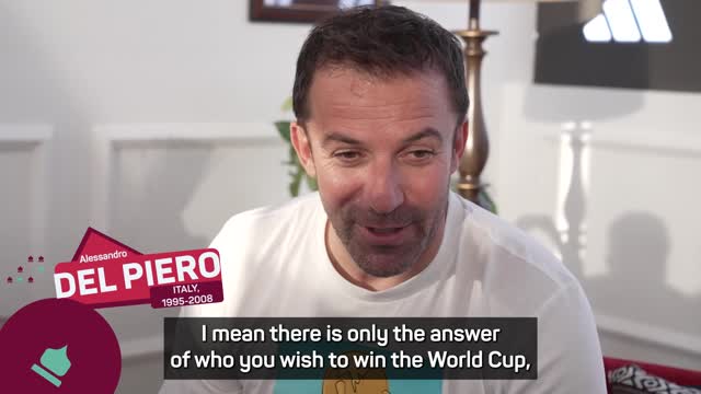 The World Cup's impossible to predict - Del Piero