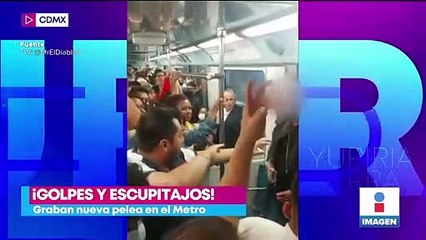 Captan nueva pelea en el Metro de la CDMX