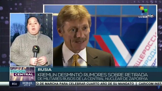 Kremlin desmintió rumores sobre la retirada de militares rusos de la central nuclear de Zaporiyia