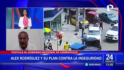 Candidato al Gob. Reg. de Lambayeque, Rodríguez: “Queremos implementar una central de monitoreo”