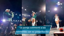 Cazzu y Nodal sorprenden al aparecer juntos por primera vez en un escenario