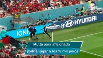 Seis meses de prisión al aficionado que invadió la cancha durante el juego Portugal-Uruguay