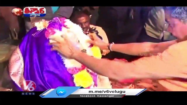 BJP Chief Bandi Sanjay Padayatra Begins, Huge Arrangements For Public Meeting | V6 Teenmaar