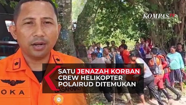 Tim SAR Temukan Satu Jenazah Korban Kru Helikopter Polairud yang Hilang Kontak
