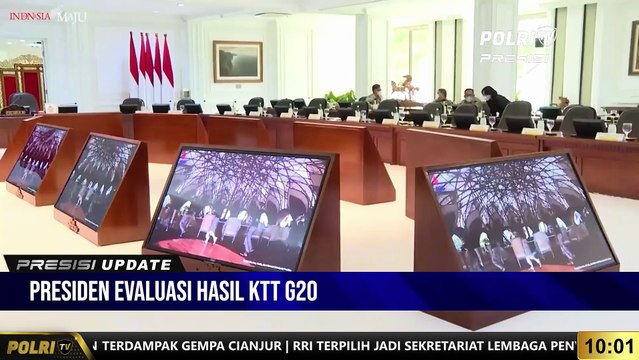 PRESISI UPDATE 10.00 WIB : Presiden Evaluasi Hasil KTT G20