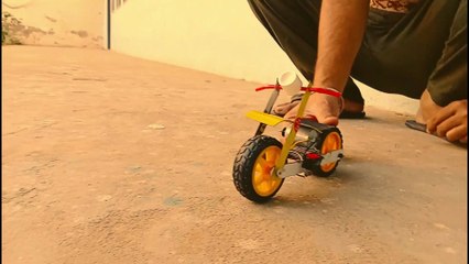 How to make bike at home with dc motor