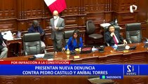 Congreso: Patricia Chirinos presenta denuncia constitucional contra el presidente y Aníbal Torres