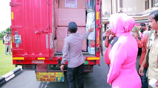 Polres Klaten Kirim 5 Truk Bantuan Korban Gempa Cianjur