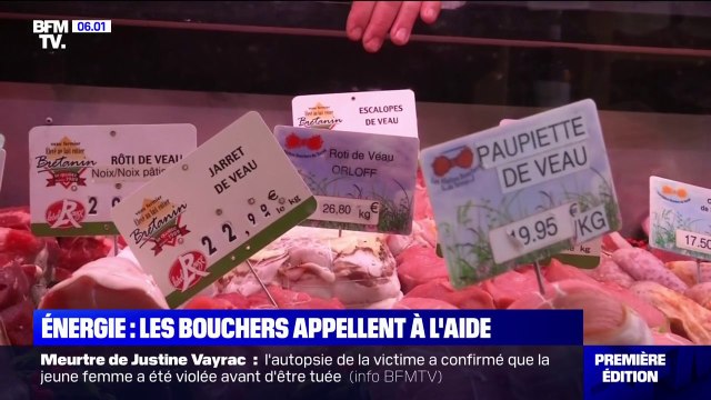 Énergie: les bouchers confrontés à la hausse des prix