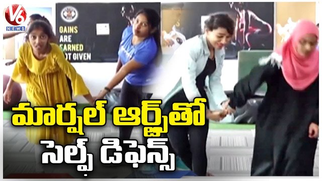 Martial Arts And Self Defense For Women | Hyderabad | V6 News