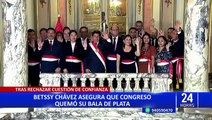 Betssy Chávez asegura que Congreso quemó 'su bala de plata'