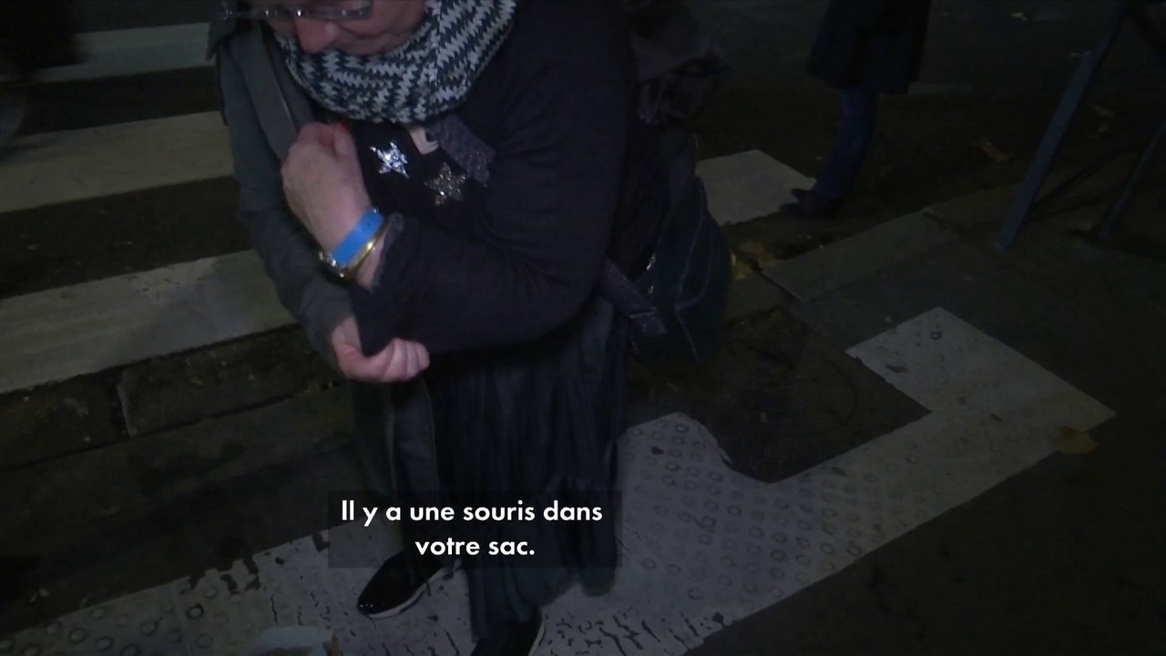 Paris : Un rat sort de la manche de son pull