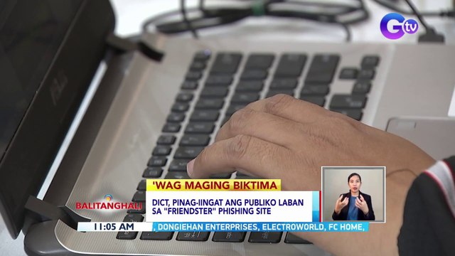 DICT, pinag-iingat ang publiko laban sa friendster phishing site | BT