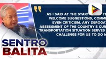 DOTr, tiniyak na tinutugunan ang mga problema sa sektor ng transportasyon; mga proyekto sa sektor ng transportasyon, minamadali na rin umano