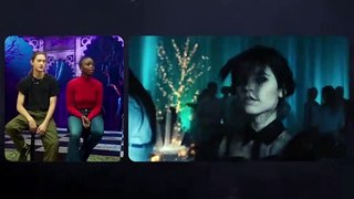 Jenna Ortega and the cast of Wednesday React to the Dance Scene