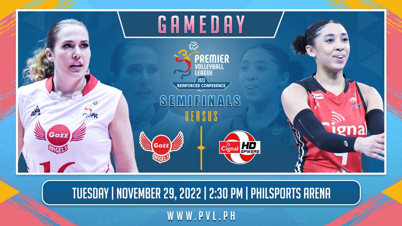 GAME 1 NOVEMBER 29, 2022 | PETRO GAZZ ANGELS vs CIGNAL HD SPIKERS | SEMIFINALS OF 2022 PVL REINFORCED CONFERENCE