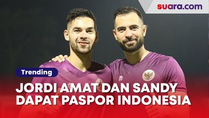 Jordi Amat dan Sandy Walsh Resmi Dapat Paspor Indonesia, Siap Panaskan Piala AFF 2022?