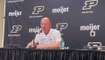 Purdue coach Jeff Brohm previews Big Ten Title game against Michigan