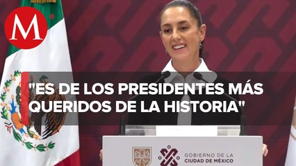 Download Video: “Marcha de AMLO quedará en los libros de historia”, dice Sheinbaum