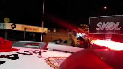 Mulher agredida no Santa Cruz é socorrida pelo Siate