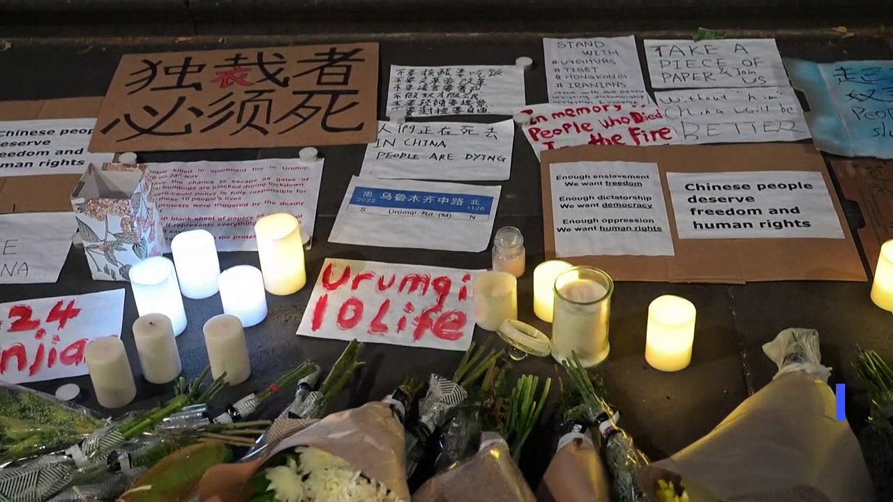 China protests spark demonstrations across the world