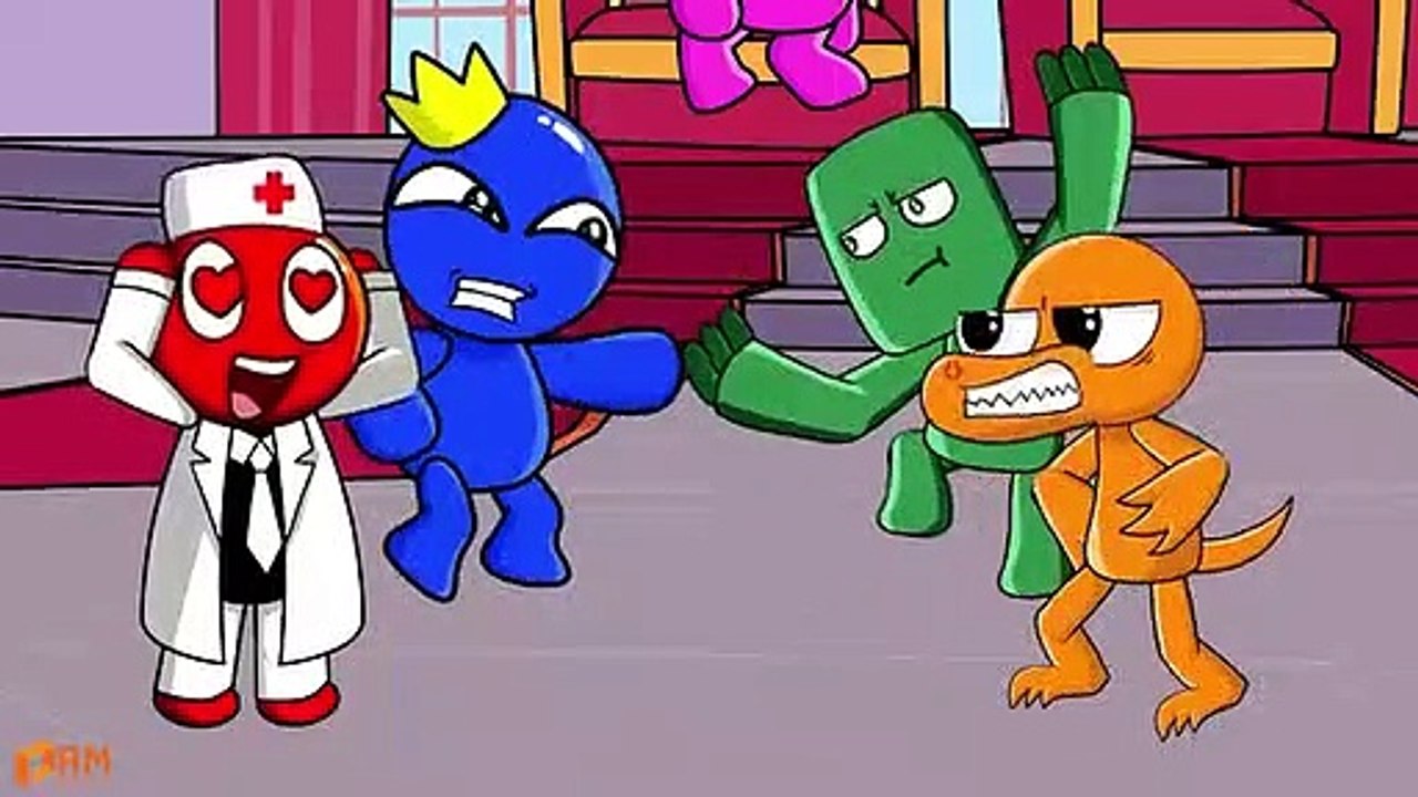 The Backrooms Story - Rainbow Friends Play Mario Party - Roblox Rainbow Friends Animation