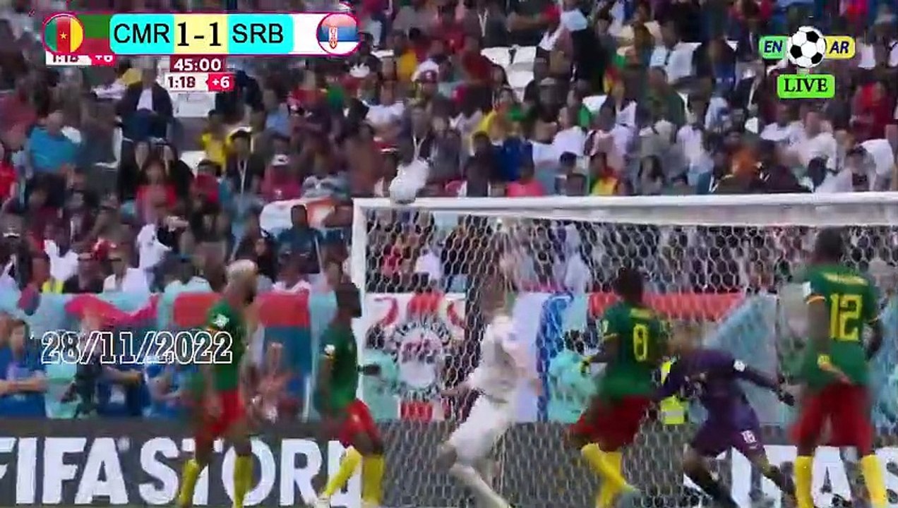 Serbia 3-3 Cameroon -- الكاميرون3-3صربيا - world cup 2022 كأس العالم