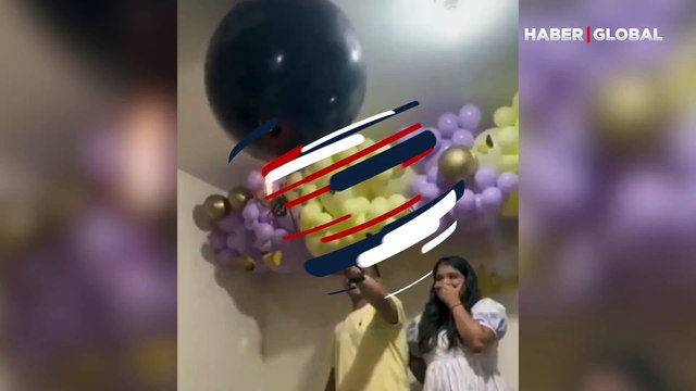 Cinsiyet öğrenme partisinde helyum gazıyla dolu olan balonu patlattı: Ailesi dehşeti yaşadı