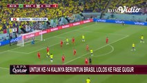 Untuk ke-14 Kalinya secara Beruntun Brasil Lolos ke Fase Gugur