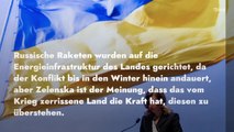 Olena Zelenska: Ukraine kann brutalen Winter überstehen