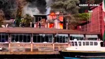 İstanbul Beykoz'da yangın: Duman Boğaz'da birçok noktada görülüyor