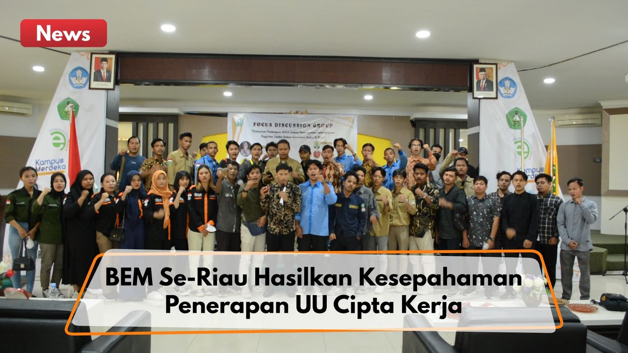 BEM Se-Riau Hasilkan Kesepahaman Penerapan UUCK Selesaikan Kegiatan Usaha Dalam Kawasan Hutan