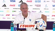 Deschamps : « Benzema ? Ce n'est pas quelque chose qui occupe mon esprit » - Foot - CM 2022 - Bleus