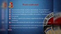 Mafia: operazione contro clan Cursoti Milanesi, 24 misure cautelari a Catania