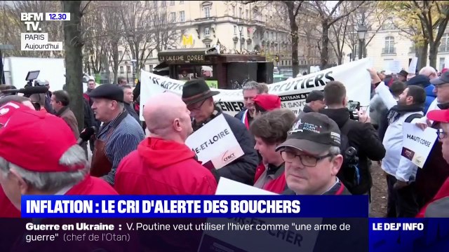 Hausse des prix de l'énergie: le cri d'alerte des bouchers